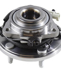 Front view of Front Wheel Bearing Hub Assembly With 5-Lug ABS For Jeep Grand Cherokee 2005-2010 And Jeep Commander 2006-2010 Replacement Hub 513234 Front Axle Bolt-In Ready OEM Quality