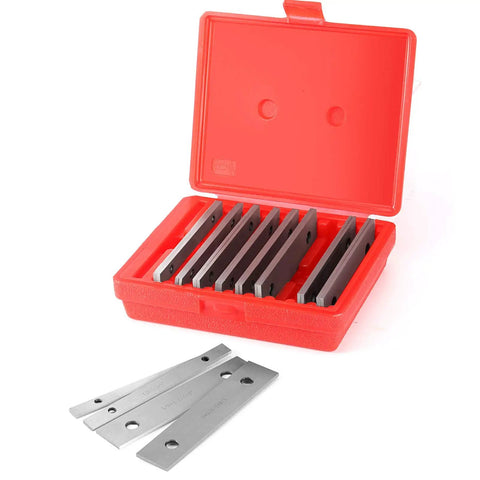 10 Pairs 1/8 X 6 Inch Machinist Parallels Set, Pro Grade Heavy Duty Steel Parallel Bars With 2 Holes, Hardened Precision Straightedge Blocks, Built To Last From 1/2 Inch To 1-5/8 Inch