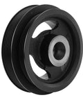 Engine Harmonic Balancer Crankshaft Pulley For DOHC V6 2.7L Fits Dodge Avenger 2008 2009 And Chrysler Sebring 2007 2010, black finish