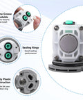 Pressure Balancing Shower Valve Replacement Cartridge For R110 R120 R115 R125 Series with sealing rings and grease shown