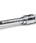Industrial Torque Wrench 30 to 150 in-lbs, one quarter inch drive, matte chrome finish, clear dual scale, bi-directional calibration