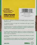 Back view of Hillman Mini Box packaging with product information and barcode, labeled for small size.