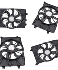 Premium Engine Cooling Fan Replacement For Chevy Bolt Euv And Bolt Ev 2017 To 2022 showing brushless motor, heavy-duty molded blades.