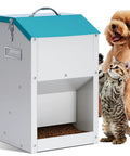 Heavy Duty Gravity Automatic Cat And Dog Feeder Outdoor No Sweat Design with large capacity for pets, sturdy and user-friendly.