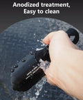 Washing Backpacking Trowel Aluminum Shovel Multitool With Longer Handle For Hiking Camping And Survival Gear Black 1 Pack