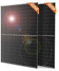 800 Watt Mono Solar Panel Kit With Two 400W Modules, 31V System For 12 And 24V Setups, 9.84 Ft Lead Cables Per Panel, Outdoor Ready With Tempered Glass And Aluminum Frame, Perfect For Your Yard, Sheds, Cabins And Off Grid Battery Charging