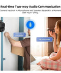 8CH POE Security Camera Surveillance NVR Kit Featuring Dual Lens 6MP HD Resolution Outdoor IP Camera Smart Human Detection with two-way audio.