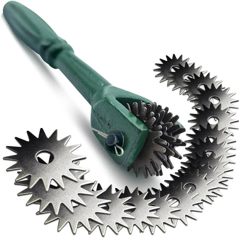 Heavy Duty Grinding Wheel Dresser Tool Kit With 25 Replacement Blades, 8 Preinstalled And 17 Spare Blades