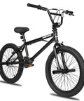 Freestyle BMX Bike 20 Inch Trick Bicycle For Park And Street Rides With A Rugged Hi-Ten Steel Frame 360 Degree Rotor Four Pegs