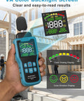 Beast Pro Grade Sound Level Meter For Home And Workshop Use With High Precision Sensor 30 To 130 DB Range 0.1 DB Resolution And 1.5 DB Accuracy Condenser Microphone With Fast Real Time Noise Readout For Quick Decibel Measurement, handheld on site