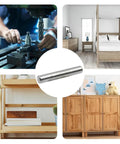 Heavy Duty 304 Stainless Steel Dowel Pins 50 Pack snug alignment cylindrical fasteners in workshop and home setting.
