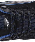 Top view of Rio Black Industrial Work Shoe With Aluminum Toe Cap, Oil And Slip-Resistant Outsole, IdCELL Heel Shock Absorption