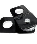 Beefy 8000 Lbs Capacity Winch Snatch Block For Offroad Recovery, Universal Tackle Pulley For Synthetic Rope Or Steel Cable, Built From Premium 1045 Carbon Steel For Trucks ATVs UTVs, black 1045 steel winch pulley