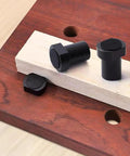 Dead Nuts Heavy Duty Aluminum Woodworking Planing Stop Set For Mft Workbench Milling And Cutting Secure Zero Play Hold Down Clamps on wood