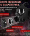 Full Face Respirator Mask With 40mm Activated Carbon Filter Reusable Dust Gas Chemical Vapor Fume for Cosplay Polishing