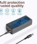 90W Portable Power Charger For Explorer Series Power Stations 24V DC Output Compatible 20V Systems 110-240V Input Ideal Backup For Camping And Home On The Go Ready with multi protection features
