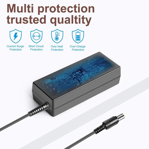 90W Portable Power Charger For Explorer Series Power Stations 24V DC Output Compatible 20V Systems 110-240V Input Ideal Backup For Camping And Home On The Go Ready with multi protection features