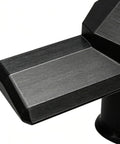 Close-up view of Wide Compatibility Fertilizer Spreader Agitator Replacement Attachment, textured black, durable plastic, 9.9x5x3cm