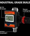 Digital Air Pressure Regulator With Locking Valve For Precise Airflow Up To 160 PSI Inline One Quarter Inch NPT Regulator