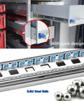 Heavy Duty Full Extension Drawer Slides With Locking Mechanism, 850mm length shown with solid steel ball bearings and detachable lock design