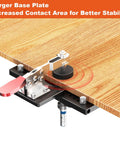 Concealed Hinge Jig With Quick Clamp And Dust Vacuum Adapter For 35mm Door Hinge Install Carbide Bit With Measuring Scale