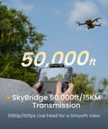 Person flying a drone using a controller, showcasing Your Go To Ultra Light Drone With 4K Video, 8K Photo, Sub 249g Build.