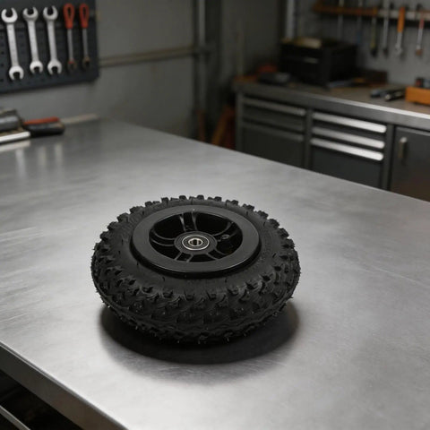 200x50 Pneumatic Offroad Tires For Electric Skateboards With Aluminum Alloy Hub Replacement Wheel Beefy Grip