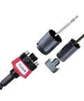 Fast Change Hole Saw Mandrel With 7/16 Inch Shank Quick Connect Arbor For 9/16 To 10 Inch Hole Saws, pilot bits and adapter