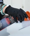 Bead Maker Paint Sealant For No Fuss Spray And Wipe Protection On Cars, Boats, And RVs With Hydrophobic Gloss And UV Defense Safe For All Surfaces One Gallon shown being sprayed on a surface.