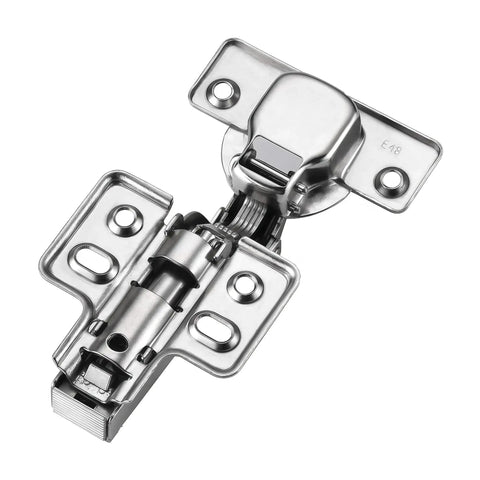 Top Shelf 40 Pack Frameless Soft Close Cabinet Hinges European Inset 35mm Cup Hidden Hinge With Clip On Plate For Quick Kitchen Bath Remodel Heavy Duty Four Hole Mounting Plates