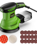 Powerful Pro Grade 300W Random Orbital Sander With Six Variable Speeds 6000 To 13000 RPM Electric Palm Sander with accessories