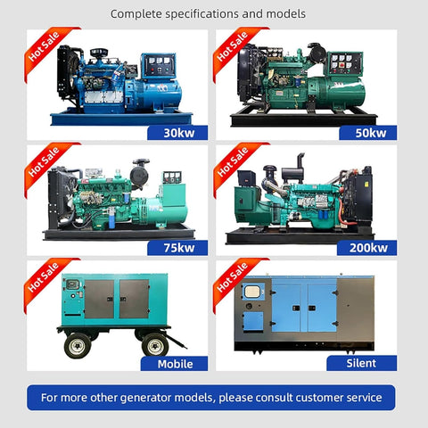 Heavy Duty Automatic Start Generator Set Featuring Standby Power System Control And Backup Electricity Supply For Industrial Commercial Applications 30kw 50kw 75kw 200kw and mobile models.