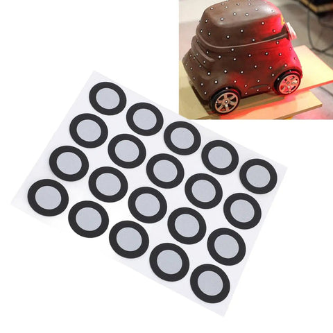 200 Pcs 3D Scanning Markers 12mm Inner Diameter, 19mm Outer Diameter, High Reflectivity Waterproof Dots For Motion Capture And Gait Analysis, Precise 3D Positioning Targets With Reflective Technology on sheet
