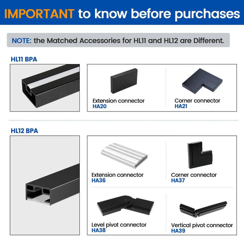 Rock Solid Heavy Duty Black Aluminum LED Cable Railing Handrail Six Foot Six Inches for Deck and Stairs extension and corner connectors