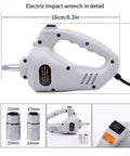 Electric impact wrench from Electric 12V Car Jack Kit With Floor Jack Stands, Heavy Duty 3 Ton Vehicle Scissor Lift