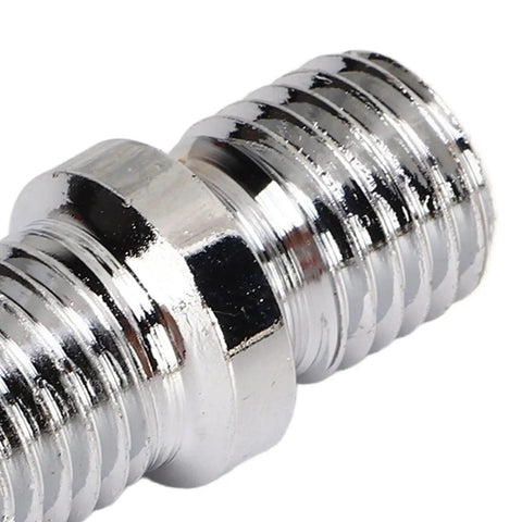 20 Pack Extended Wheel Conversion Studs 58mm Long Cold Forged Steel Kit With Zinc Coating For Quick Tire Swaps And Rust Free Performance On Any Car, chrome threaded stud close-up