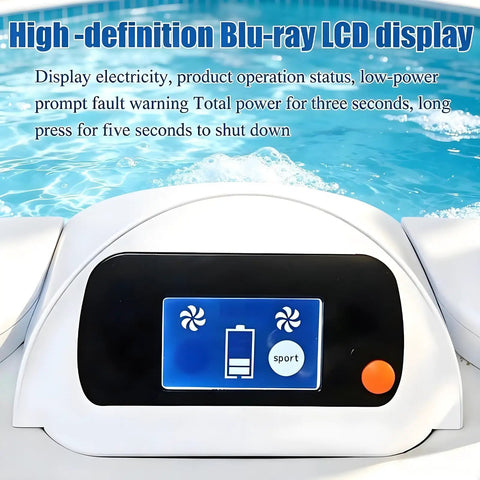 Electric Hydrofoil Surfboard For Grownups, Dual Mode Motorized Jetboard With Four Speed Levels control panel
