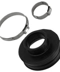 Rear Shaft Coupler Boot For Arctic Cat Wildcat X 1000 ATV 2013 2014 2015 2016 2018 2019 Replacement Drivetrain Boot, black rubber with clamps