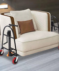 Heavy Duty Furniture Dollies With Tough Steel Core Rollers 1300 Lbs Capacity machinery movers under a couch for easy movement.