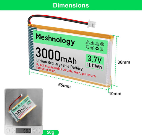 Heavy Duty 3 7V 3000mAh LiPo Battery With USB Charger Cable For Arduino ESP32 Drones And RC Cars Packs Long Lasting Power