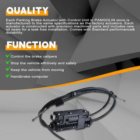 Heavy Duty Electric Parking Brake Actuator For Bmw X5 E70 And X6 E71 E72 2007 To 2014 Direct Replacement Control Module 34436850289 close-up