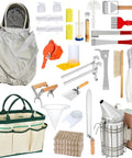 Complete All In One Beekeeping Tools Kit 30 Piece Beekeeping Supplies For Beginners And Pros With Bee Smoker and Gloves