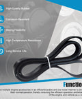 Premium Heavy Duty Remax Serpentine Drive Belt Fits Honda Accord 2003 To 2012 With 2.4L Gas Engine, high-quality rubber, strong flexibility.