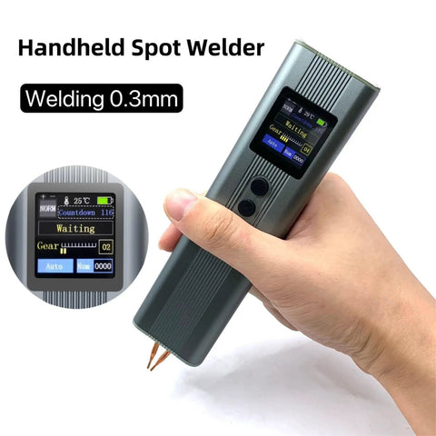 Portable Handheld Digital Spot Welder With Multi Level Power Adjustment And Dual Pulse For Nickel Strip Welding Pro Grade Easy To Use