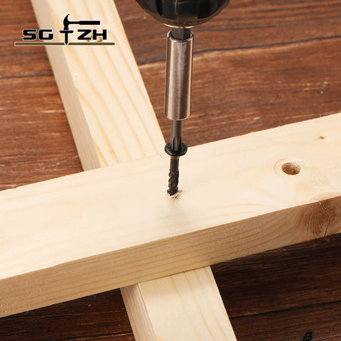 No. 8 X 1-1/4 Inch Deck Screws Set being installed in wood, showing use of Torx T25 bit for decking and fencing projects