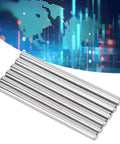 Six Piece Heavy Duty Stainless Steel D Profile Axle Rod Set Built to Last, 80mm Length and 6mm Diameter, 303/304 Grade for Robots