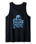 Cool Heavy Duty Vise Gauge Square Set For Machinist And CNC Tool Guys Rocking This Classic Fit Black Tank Top, featuring Machinist design.