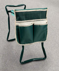 Durable Garden Tool Pouch With Side Pockets And Portable Folding Kneeler Bag Made From 600D Oxford Cloth For Gloves Fertilizer And Accessories Large Storage Tote With Easy Carry Handle