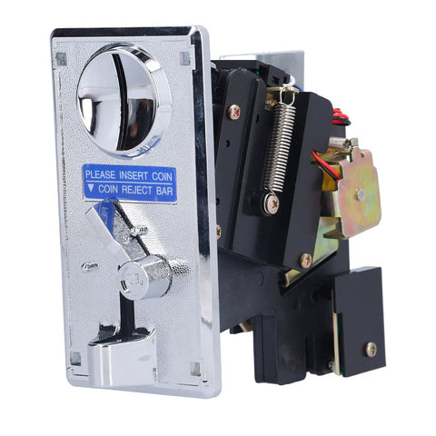 Electronic Coin Acceptor Module For Arcade Vending And Slot Machines, Plug And Play Table Mount Install, Three Anti Fishing Eye Sensors