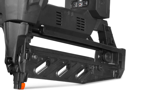 Workhorse Grade 20V Max Cordless Brushless 16 Gauge Brad Nailer Arrives With Battery And Charger Sporting Smart Control Panel 100 Nail Clip Magazine And Dry Fire Protection For Zero Stress Diy Repairs